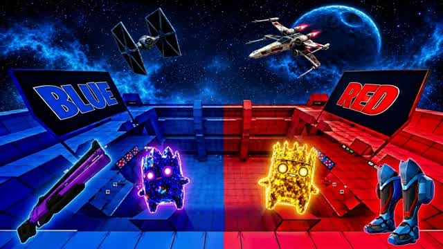 RVB EXOTIC BEST RED VS BLUE — Fortnite Creative map cover art