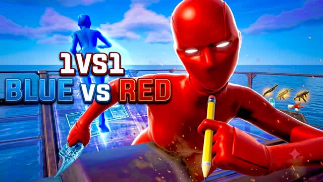 BLUE VS RED — Fortnite Creative map