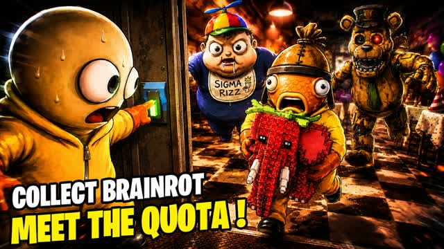 MEET THE BRAINROT QUOTA — Fortnite Creative map cover art