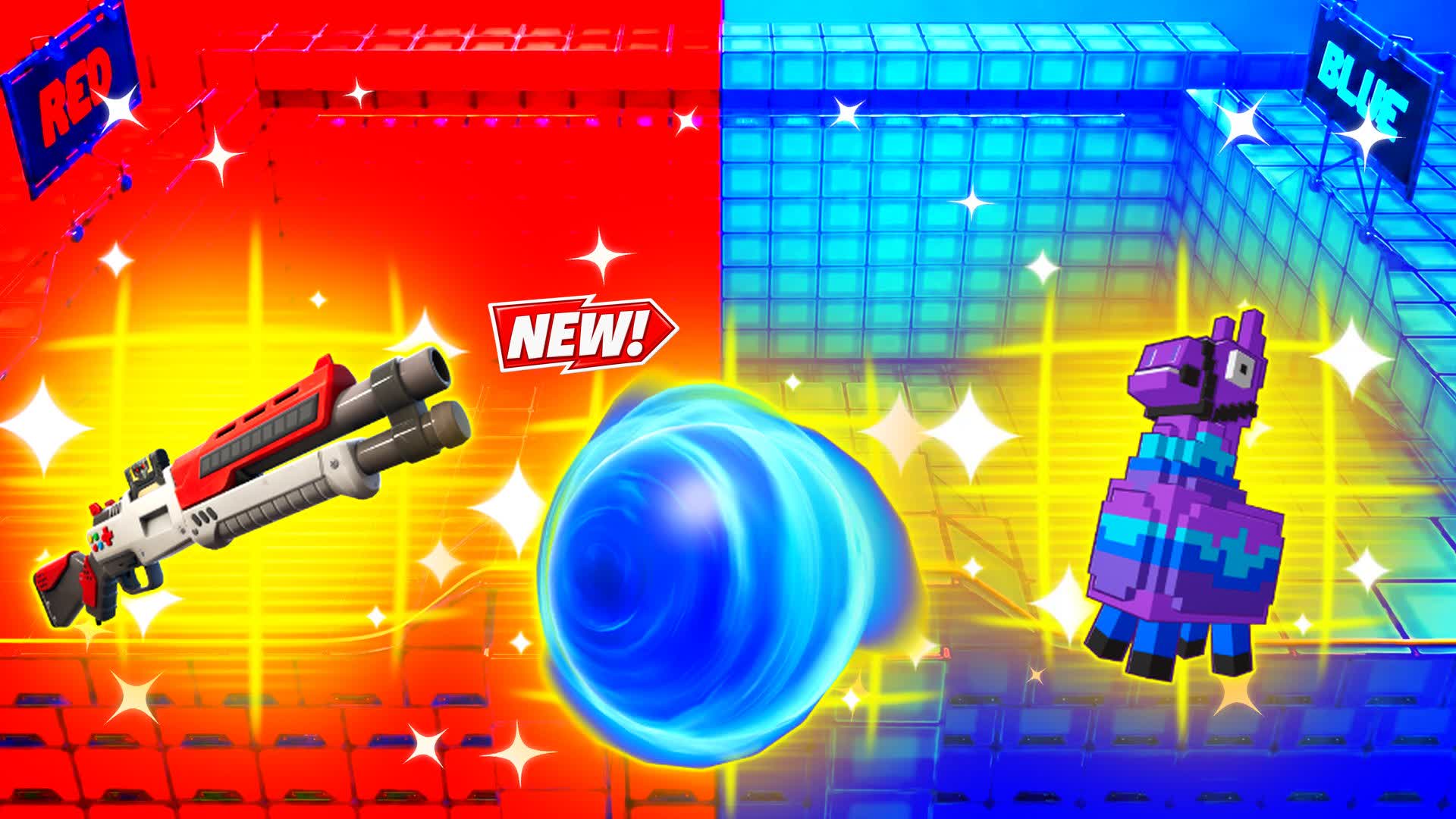 RED VS BLUE GRAVITY ANCHOR 🔴🔵 — Fortnite Creative map