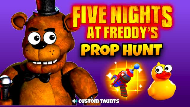 Five Nights at Freddy's Prop Hunt — Fortnite Creative map cover art