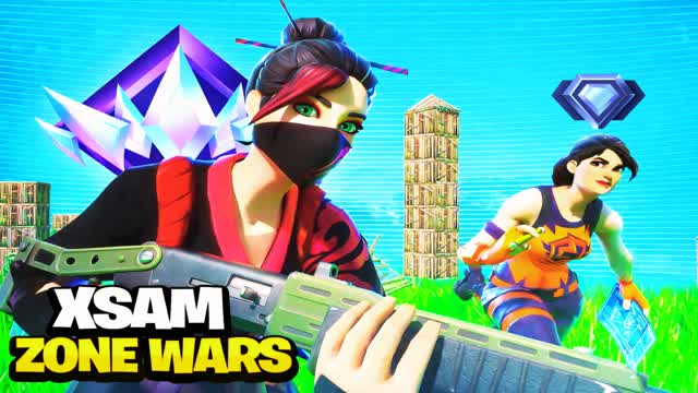 XSAM Zone Wars — Fortnite Creative map cover art