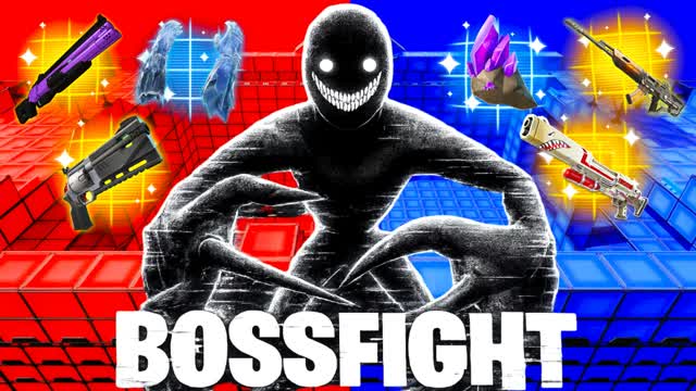 RED VS BLUE BACKROOMS BOSSFIGHT SMILER — Fortnite Creative map cover art