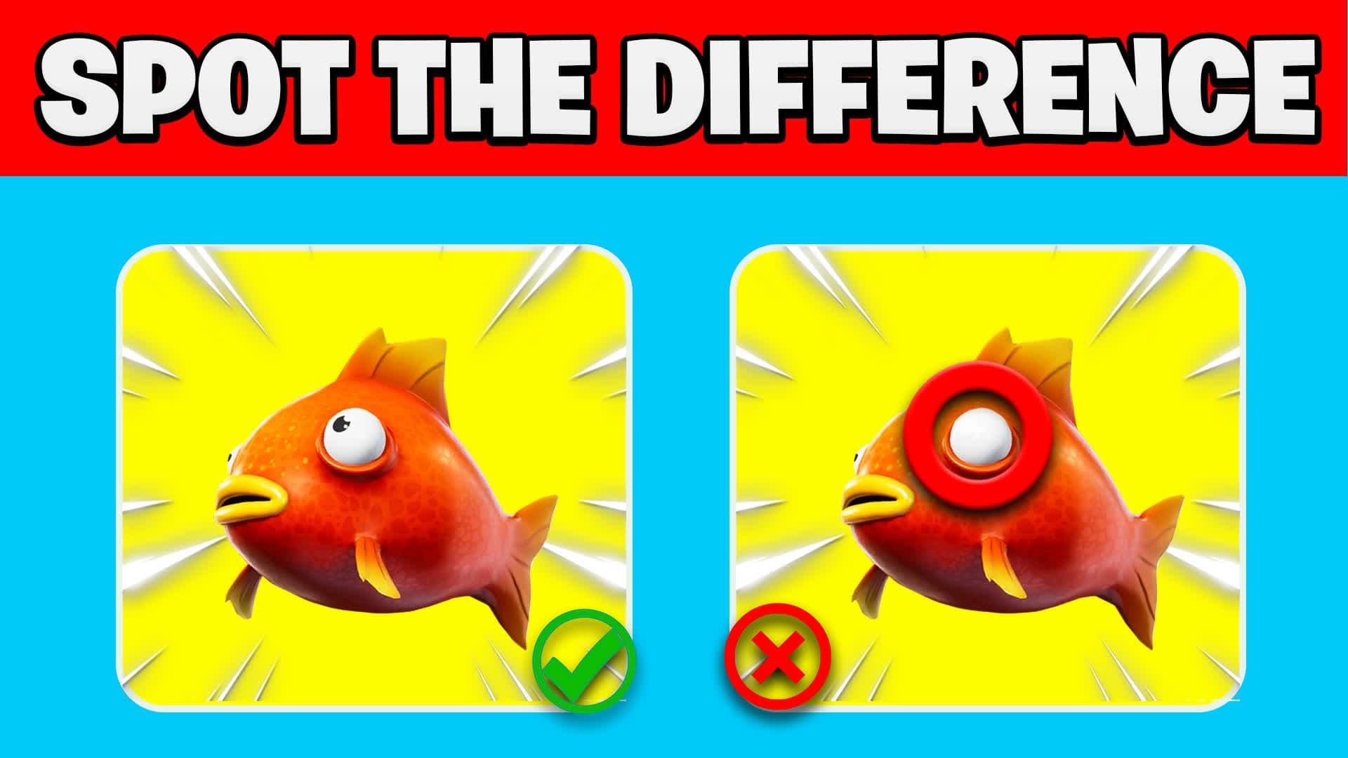 SPOT THE DIFFERENCE 🕵️MINIGAME🔎 — Fortnite Creative map