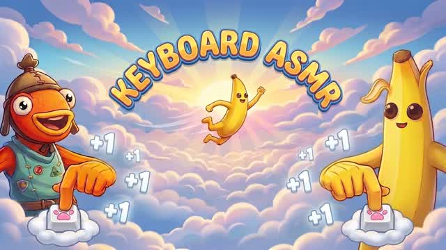 Keyboard ASMR OBBY Parkour — Fortnite Creative map cover art