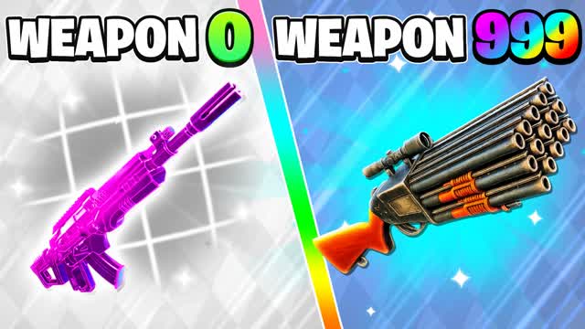 ⭐️SUPER MEME🔫GUN GAME🎯ONE SHOT BOTS — Fortnite Creative map cover art
