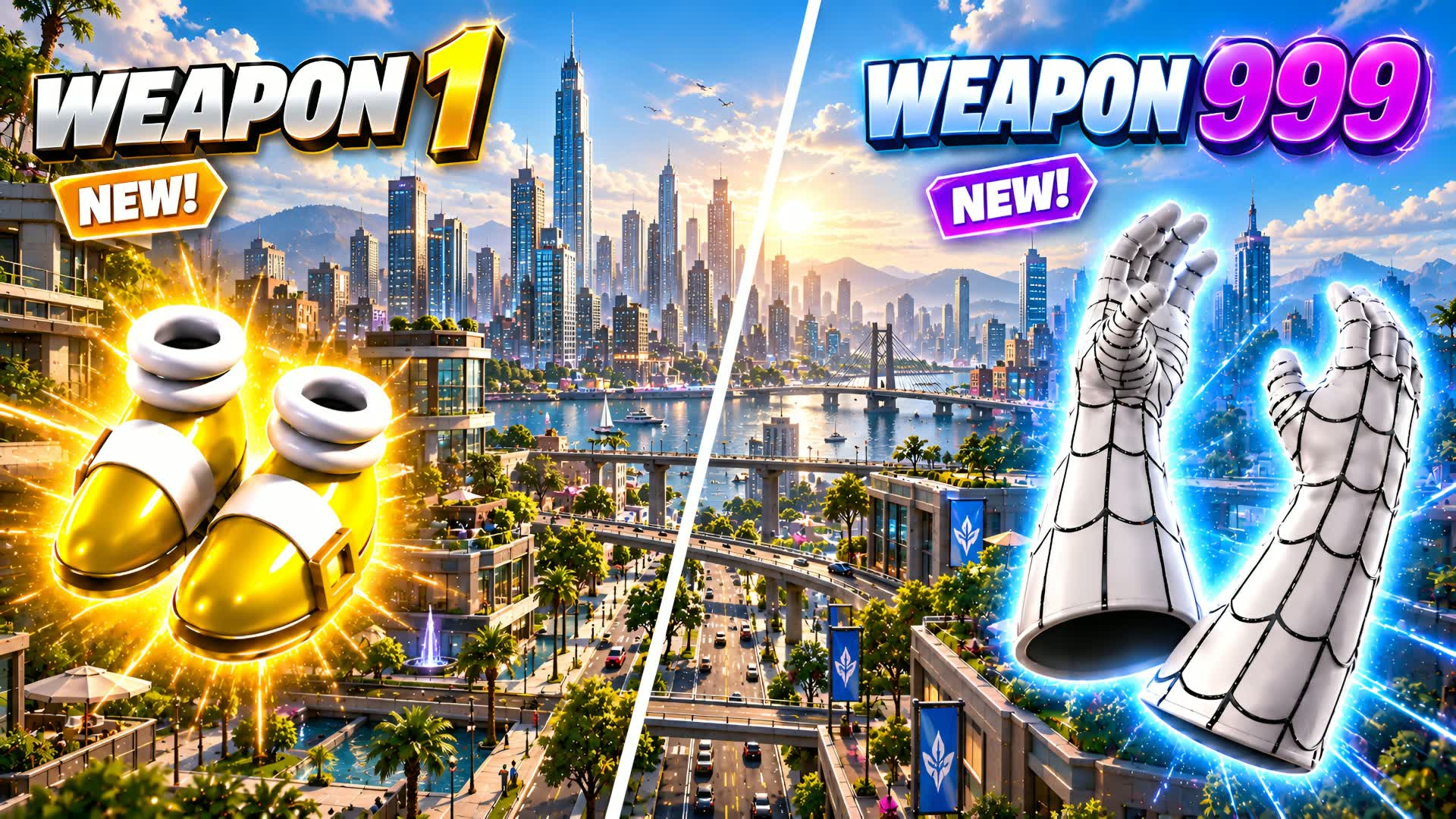 GUN GAME CITY — Fortnite Creative map