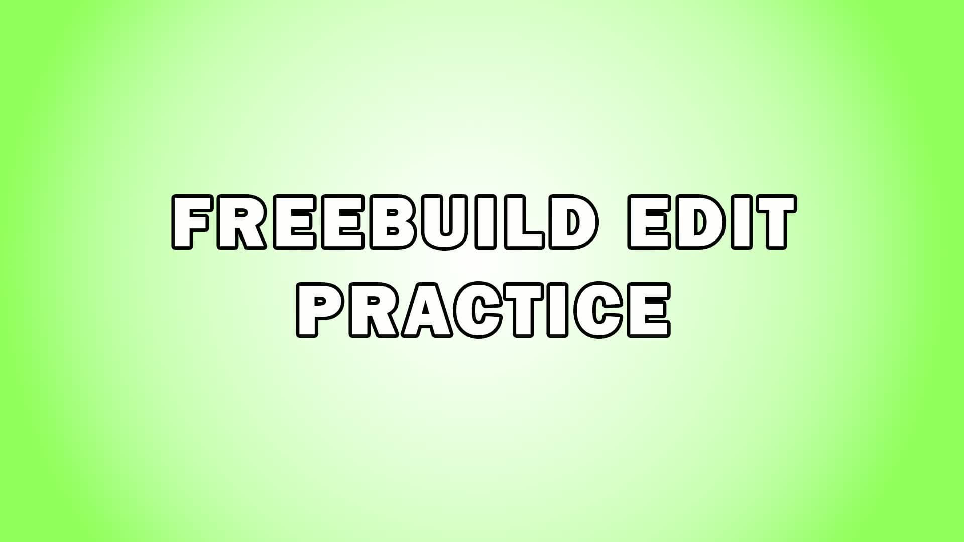 Freebuild Practice FFA [DAVI] — Fortnite Creative map