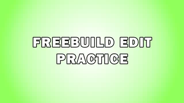 Freebuild Practice FFA [DAVI] — Fortnite Creative map cover art