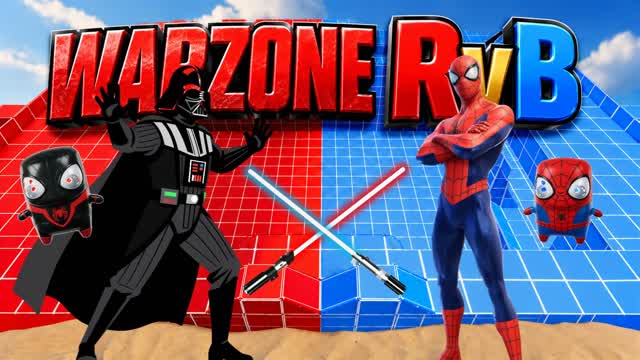 WARZONE 🔴R⚡B🔵 — Fortnite Creative map