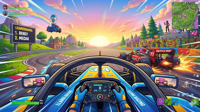 F1 Driving — Fortnite Creative map cover art