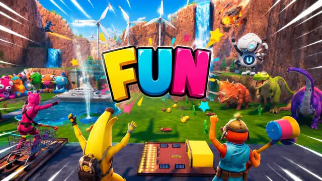ADVENTURE AND FUN — Fortnite Creative map cover art