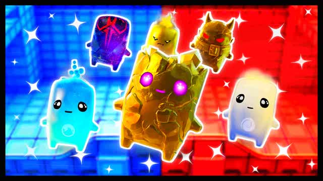 BLUE VS RED MONSOON DASH 🔵🔴 — Fortnite Creative map