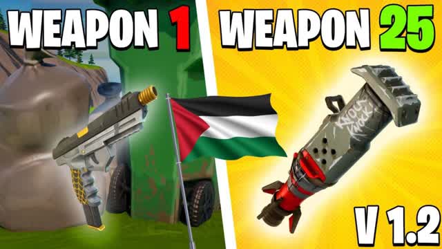 TILTED TOWERS GUN GAME — Fortnite Creative map cover art