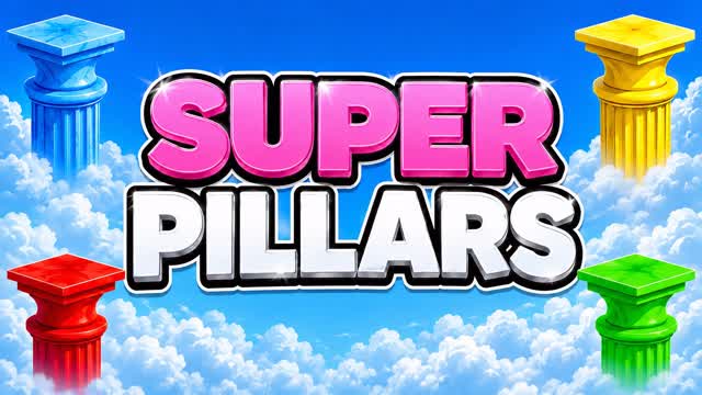 SUPER PILLARS MINIGAME — Fortnite Creative map cover art