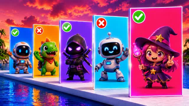 GUESS THE LOGO CORRECT — Fortnite Creative map cover art