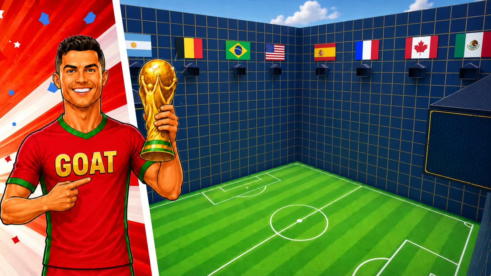 سكرمز كأس العالم🥇🏆 WC WORLD CUP SCRIMS — Fortnite Creative map