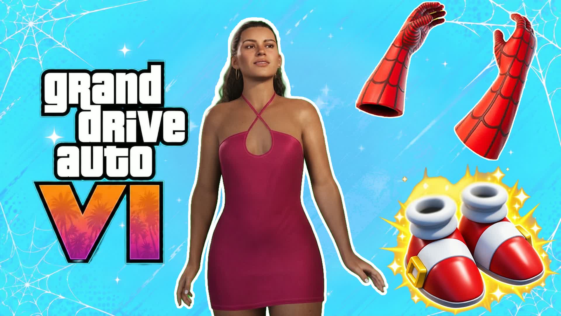 MEGA RED VS BLUE SPIDER-MAN 🔴🔵 — Fortnite Creative map