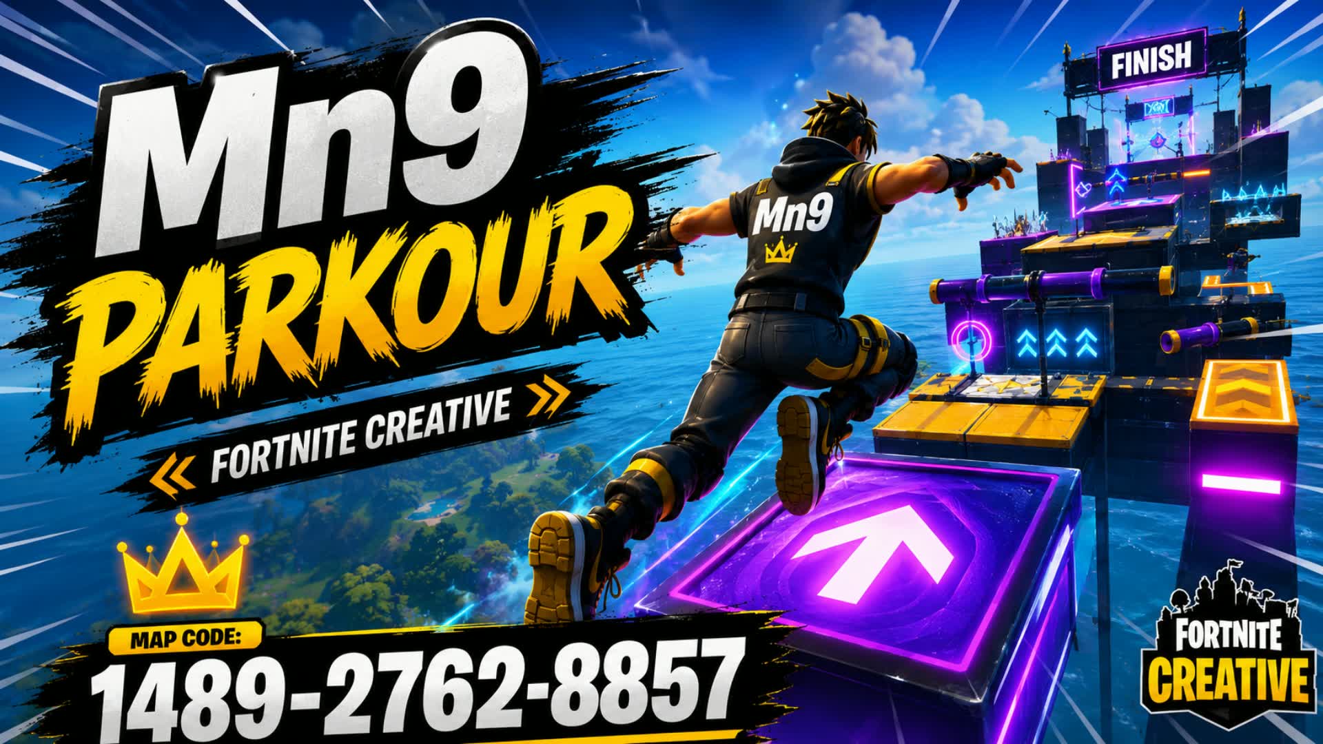 mn9 parkour — Fortnite Creative map