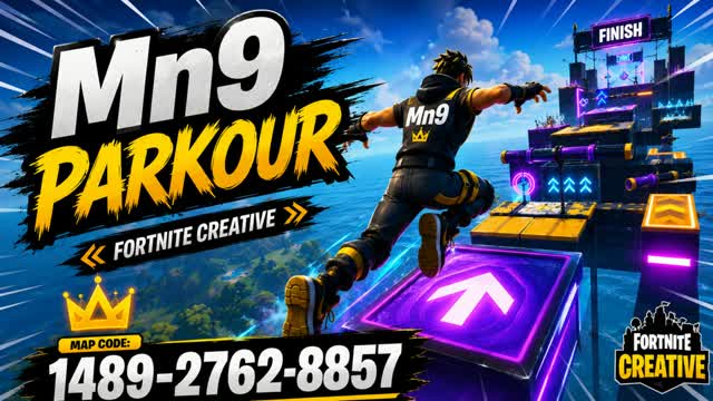 mn9 parkour — Fortnite Creative map cover art