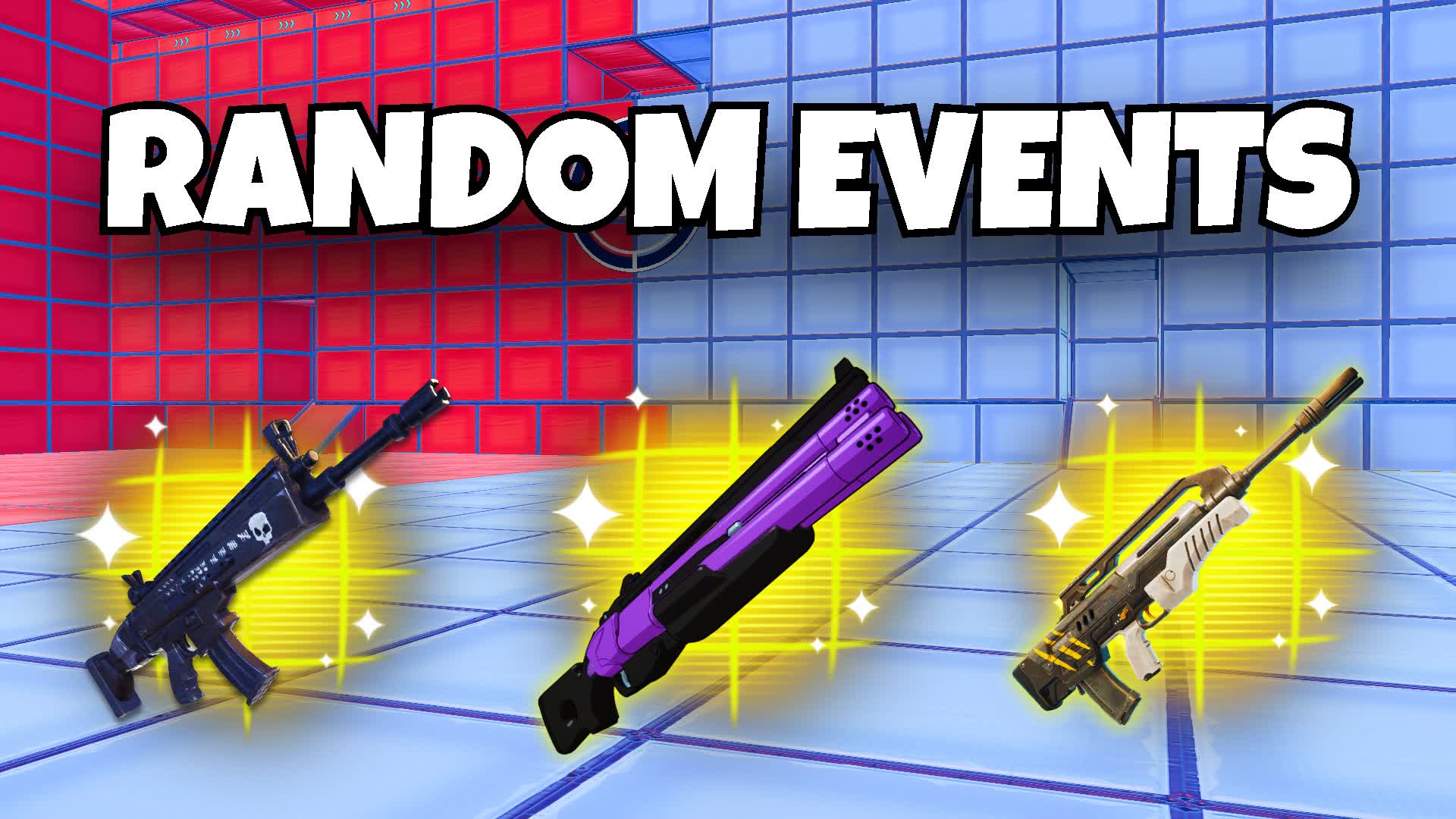 RED VS BLUE RANDOM EVENTS 🔴🔵 — Fortnite Creative map