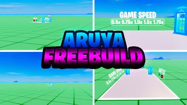 FREEBUILD PRACTICE (ARUYA) — Fortnite Creative map cover art