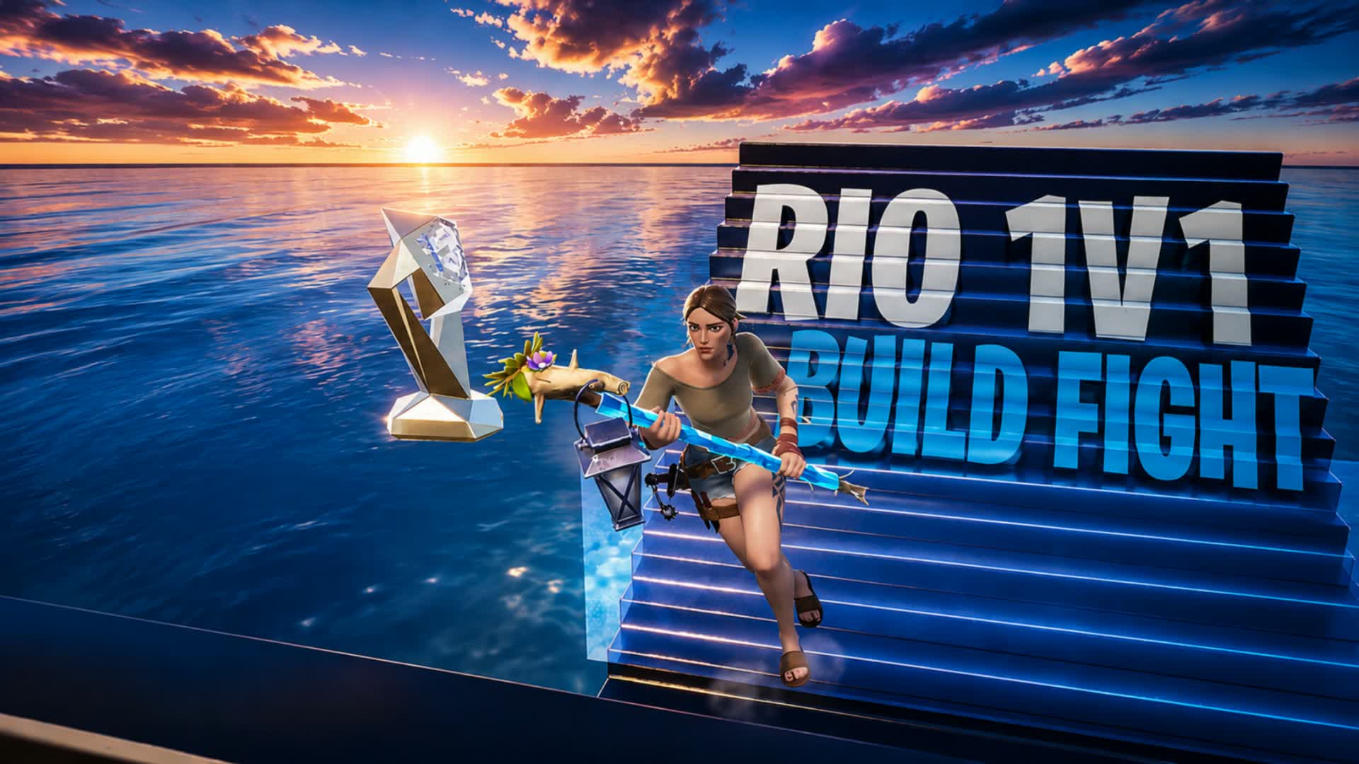 RIO’S 1V1 BUILD FIGHT — Fortnite Creative map