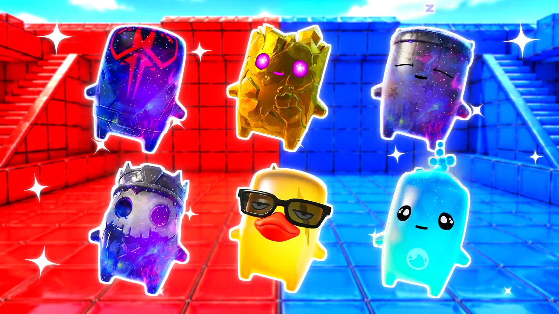 RED VS BLUE SUNKEN CITY π΄π΅ β Fortnite Creative map