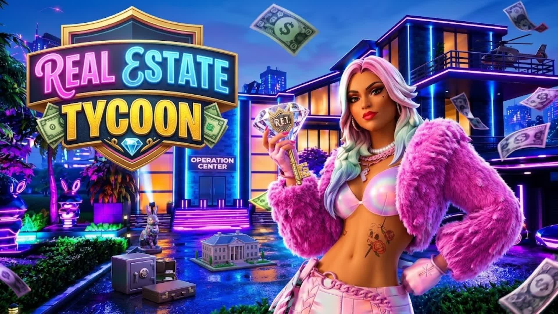 Villa Empire Tycoon — Fortnite Creative map