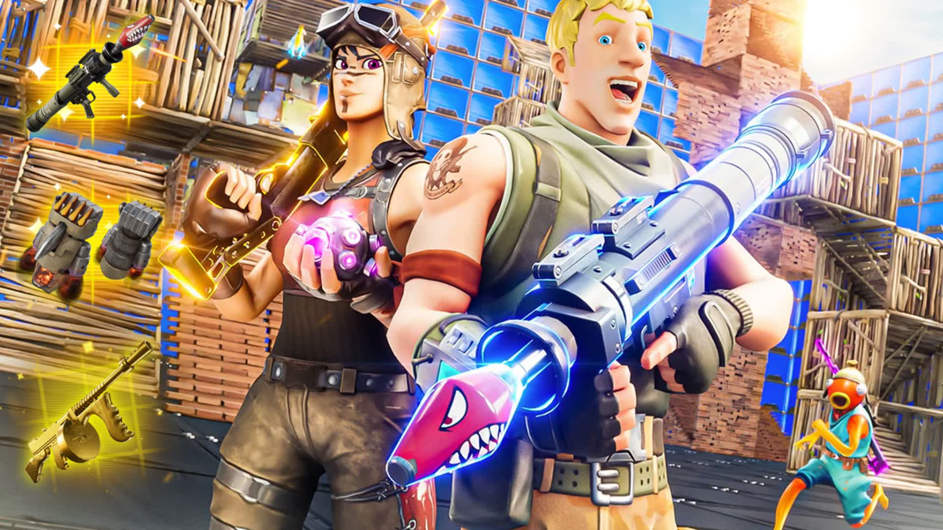 FREE FOR ALL - ALL WEAPONS — Fortnite Creative map