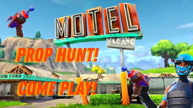 🛏️MOTEL PROP HUNT🛏️ — Fortnite Creative map cover art