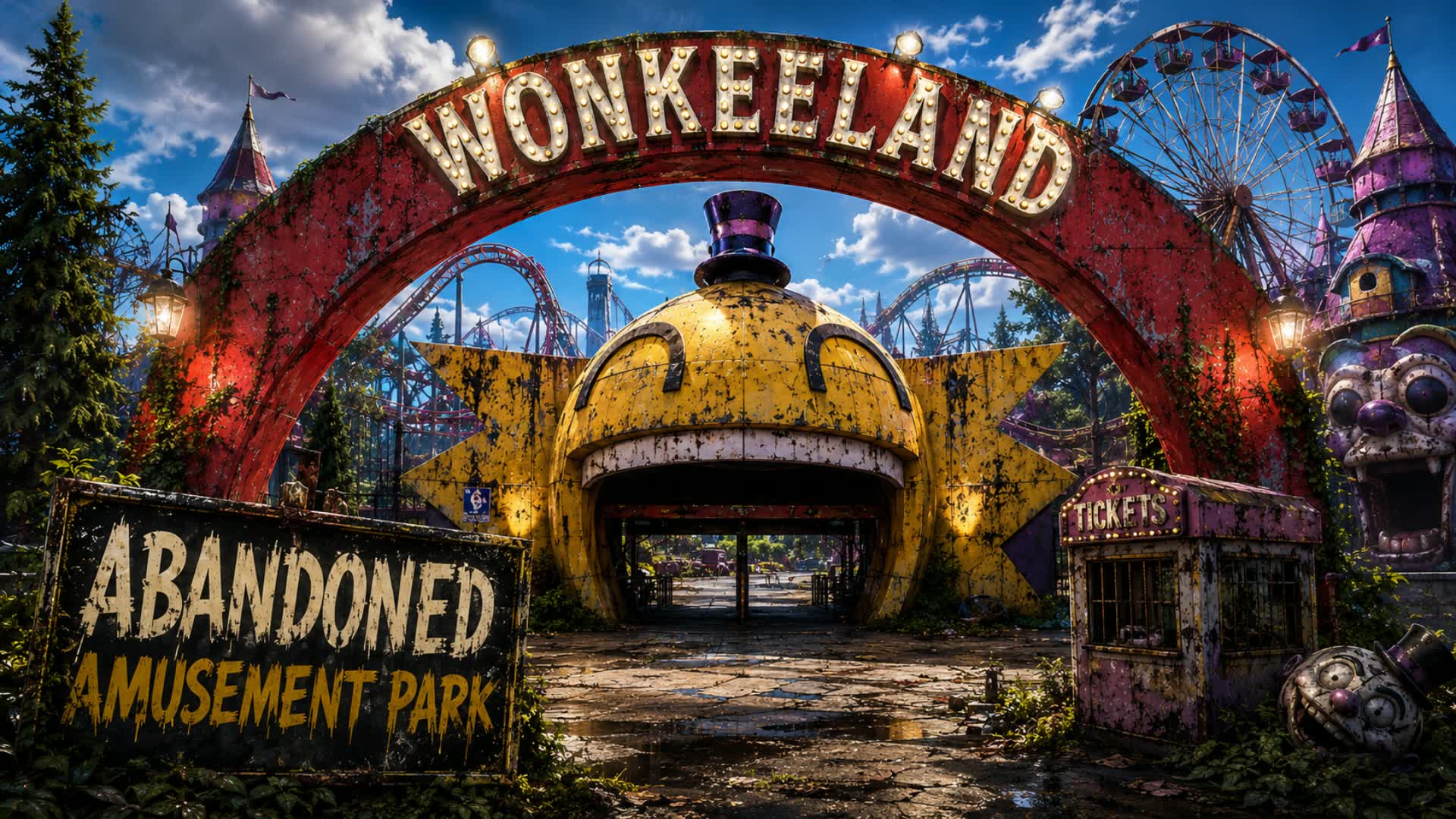 ABANDONED AMUSEMENT PARK [ESCAPE ROOM] — Fortnite Creative map
