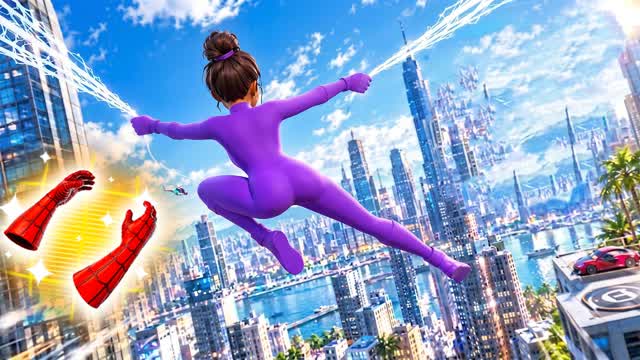 CRAZY SPIDER MAN FFA — Fortnite Creative map cover art