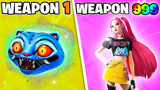 Kpop Steal The Brainrot Gun Game Admin — Fortnite Creative map