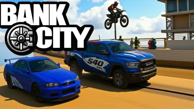 BANK DRIVE CITY 💥 — Fortnite Creative map