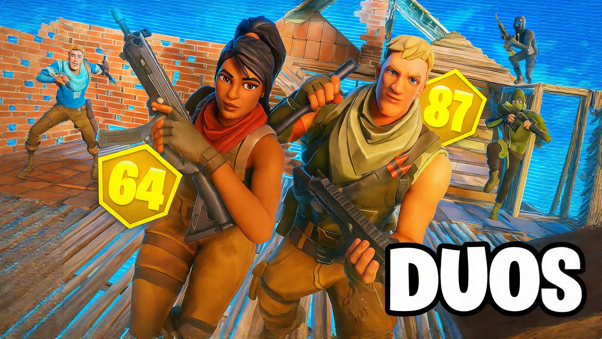 DUO ENDGAME ZONE WARS — Fortnite Creative map