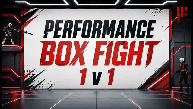 Performance 1v1 box fight — Fortnite Creative map cover art
