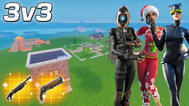 SUPER FIGHT 3v3 — Fortnite Creative map