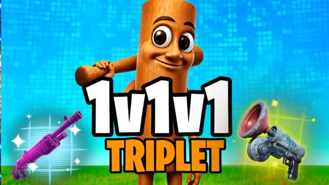 1v1v1 TripleT — Fortnite Creative map