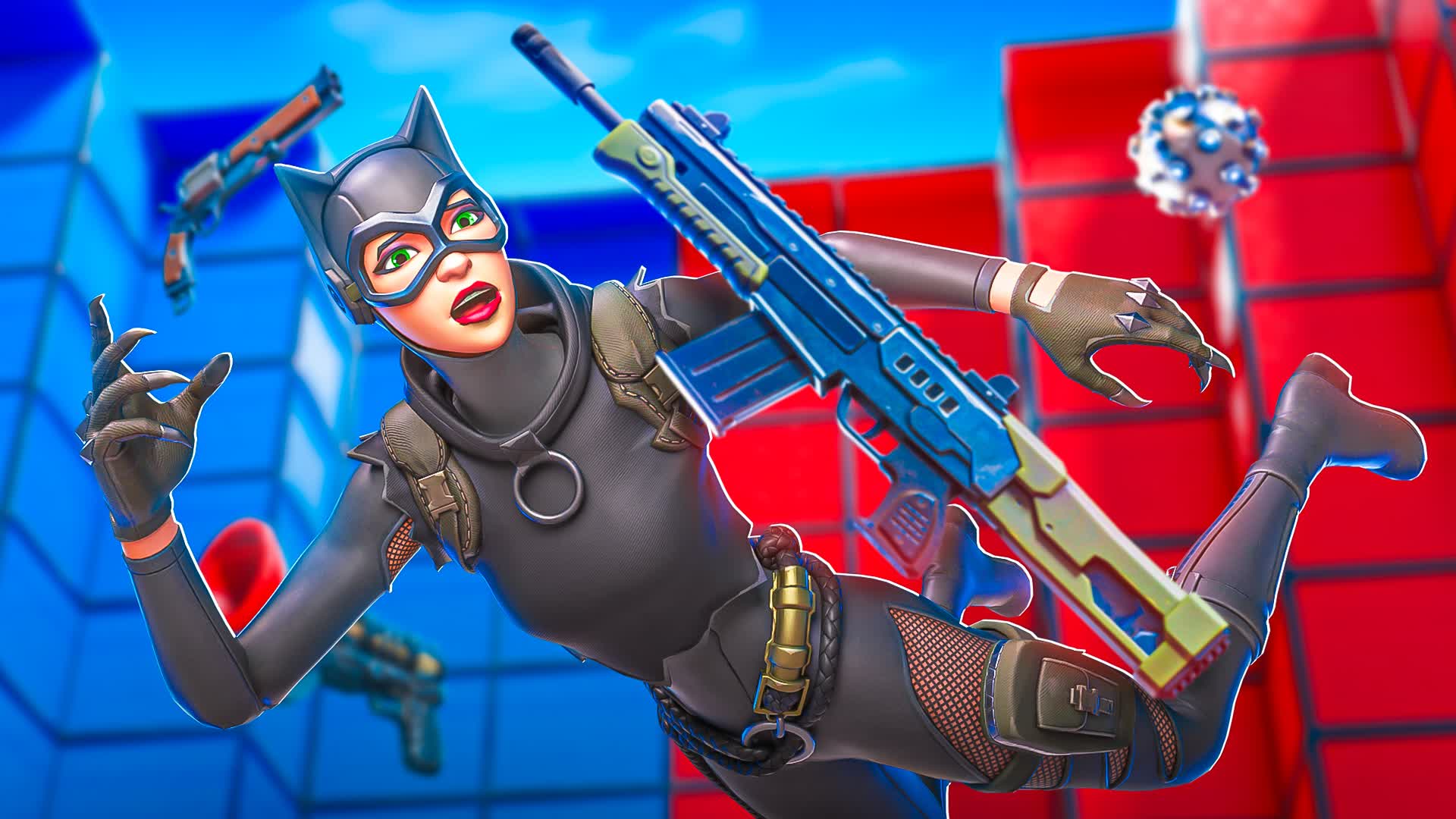🔵RED/BLUE PIT🔴 - FREE FOR ALL — Fortnite Creative map