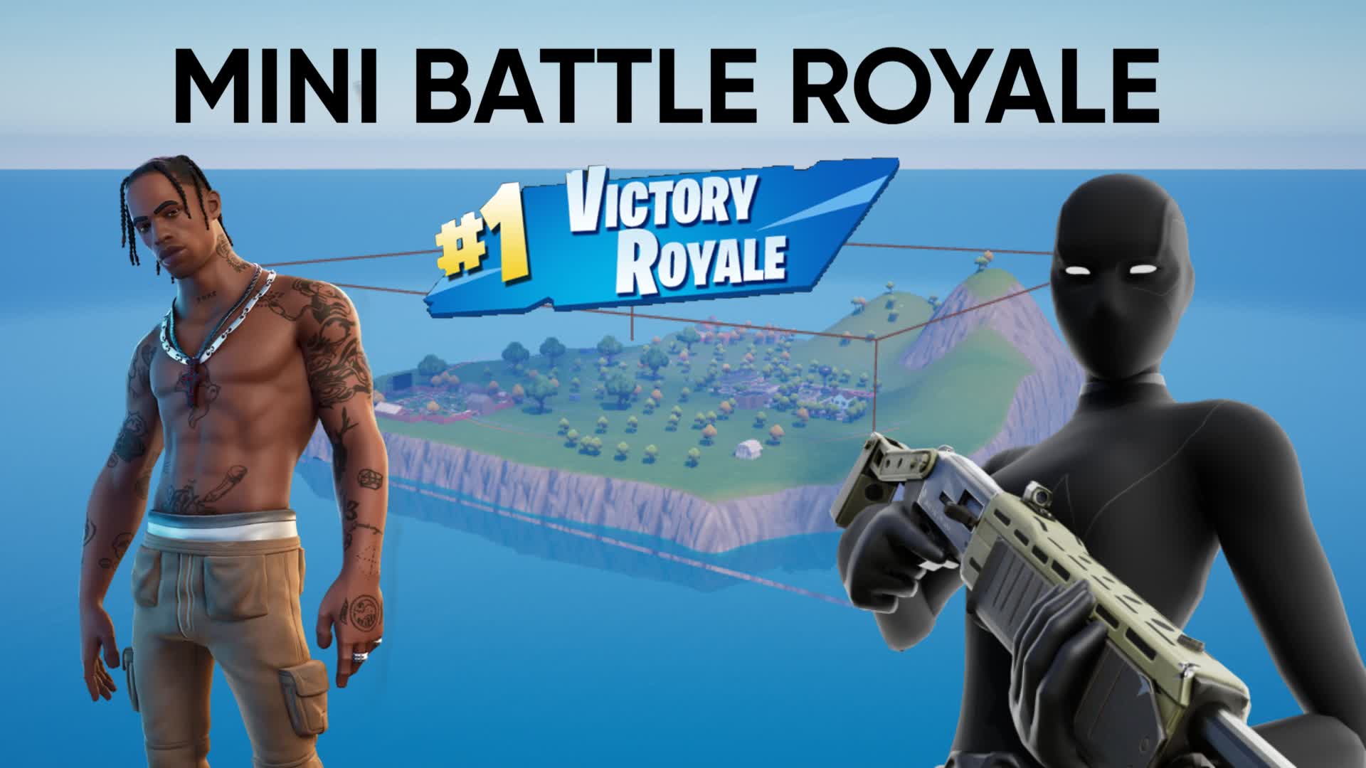 Mini Battle Royale AIM EDIT PIECE — Fortnite Creative map