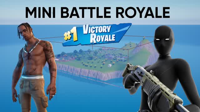 Mini Battle Royale AIM EDIT PIECE — Fortnite Creative map cover art