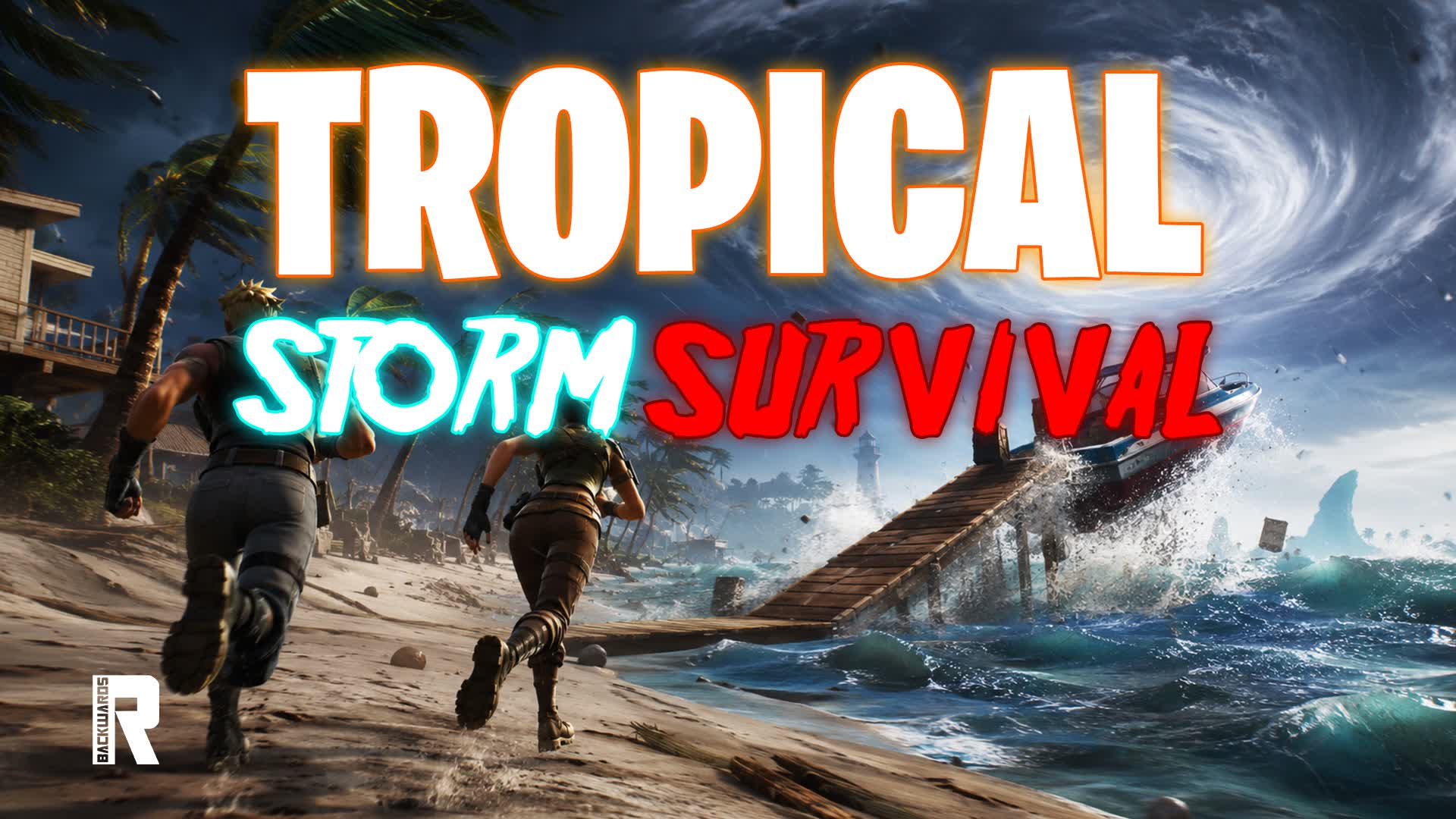 Tropical Storm Survival — Fortnite Creative map