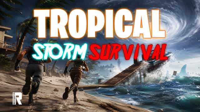 Tropical Storm Survival — Fortnite Creative map