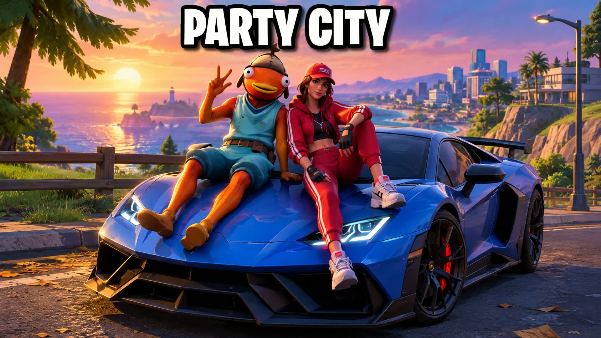 Party City 🎉 — Fortnite Creative map