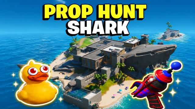 Shark Prop Hunt — Fortnite Creative map