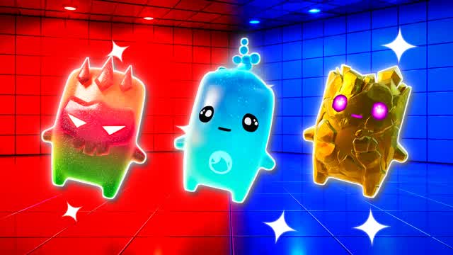 RED VS BLUE HEAT CURRENT 🔴🔵 — Fortnite Creative map
