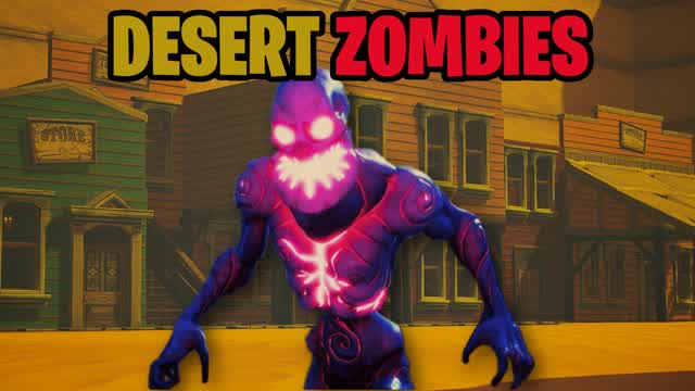 DESERT ZOMBIES — Fortnite Creative map cover art