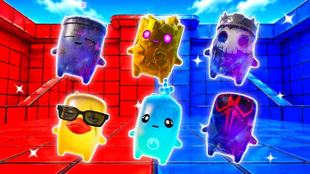 BLUE VS RED LIVE SPARK 🔵🔴 — Fortnite Creative map cover art