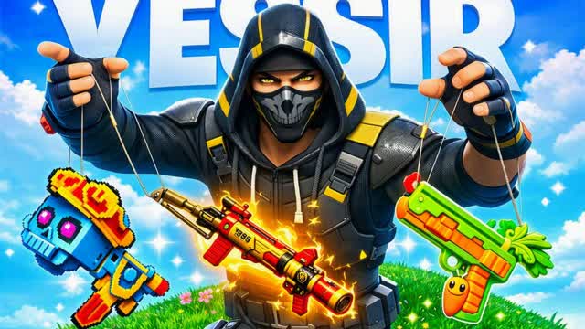 YESSIR FFA - ALL GUNS AND SECRETS — Fortnite Creative map cover art